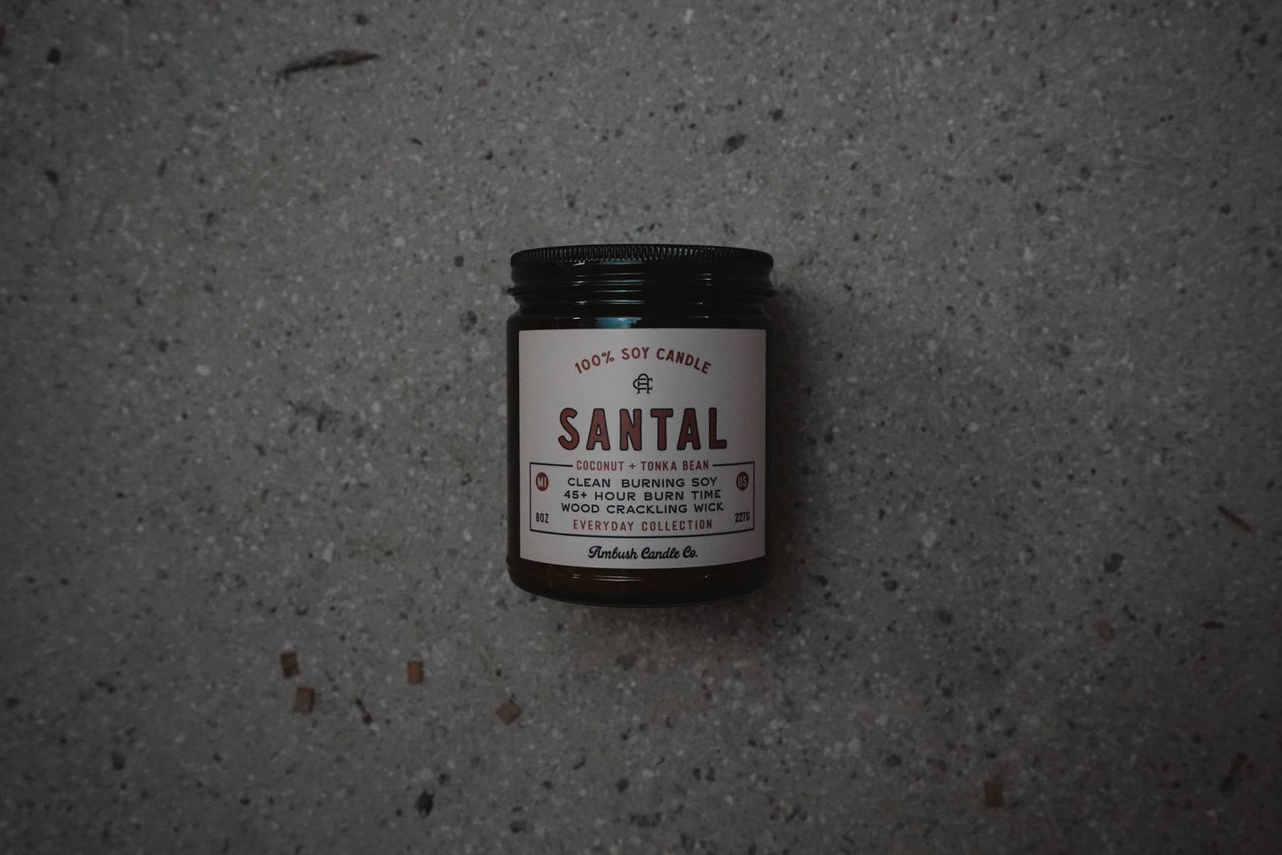 Santal | Coconut + Tonka Bean 8oz Soy Candle