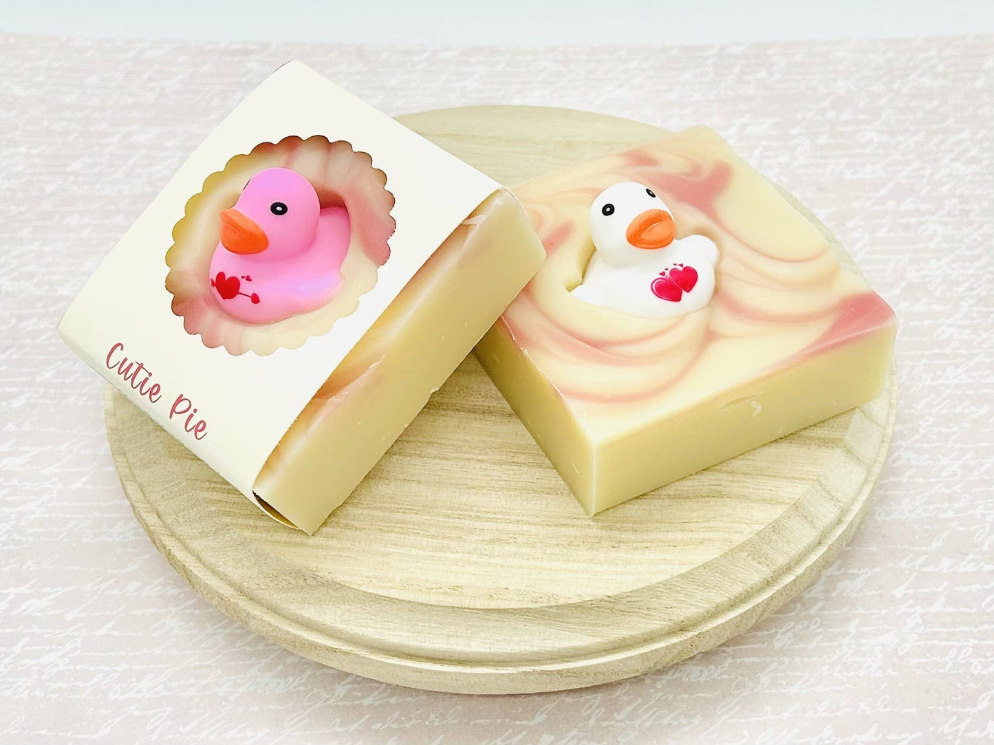 Cutie Pie Valentine's Day Handmade Soap Bar for Kids