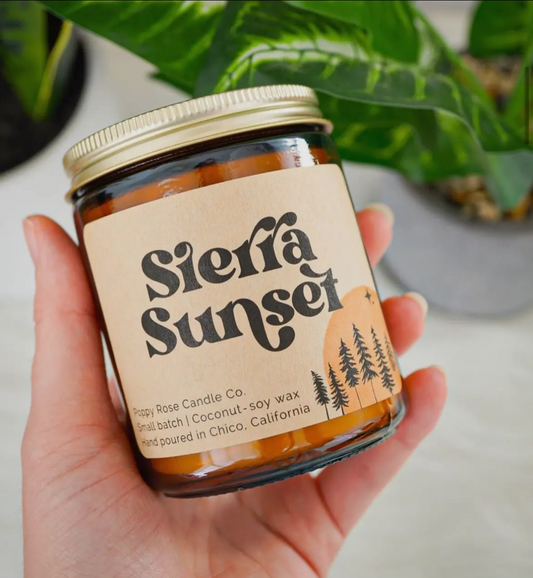 Sierra Sunset- Poppy Rose Candle