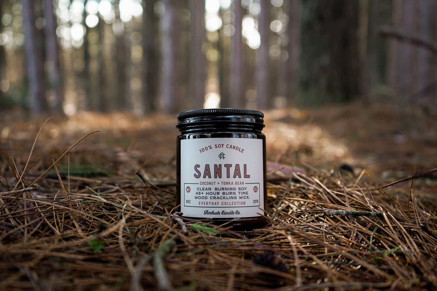 Santal | Coconut + Tonka Bean 8oz Soy Candle