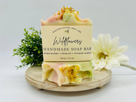 Wildflowers Handmade Soap Bar VEGAN COLD PROCESS